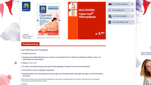 capsimed waermepflaster aldi scs