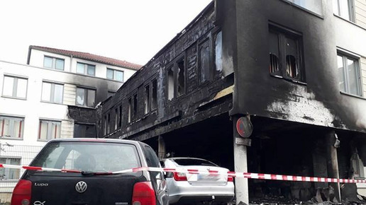 Brand AErztehaus 10 Feuerwehr Wolfenbuettel