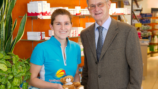 Apotheke teddy spende Koeber hassberg-kliniken