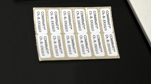 Comirnaty erhält Wasserzeichen