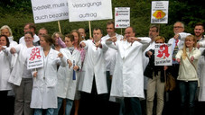 Apotheker-Demo gegen 25 Cent