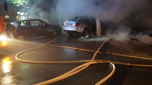 Brand AErztehaus 6 Feuerwehr Wolfenbuettel