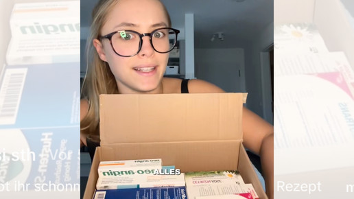 Screenshot eines Tiktoks von Influencerin Josi.sth