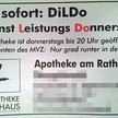 Apotheker wirbt mit „Dildo“
