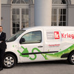 Klimaschutz: Krieger liefert mit E-Auto