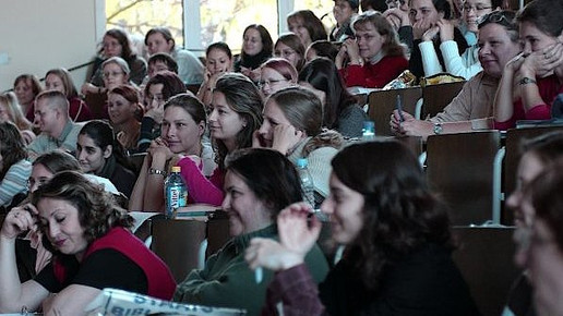 Hörsaal voller Studenten