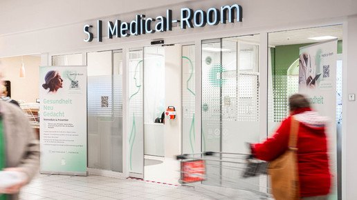 Der S Medical Room im Kaufland Center Mosbach von außen