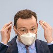 Jens Spahn mit FFP2-Maske während der Corona-Pandemie