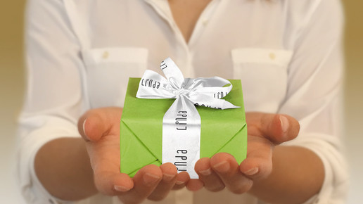 Pressebild LINDA Weihnachtsaktion Geschenk