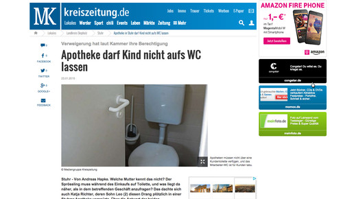 kreiszeitung screenshot