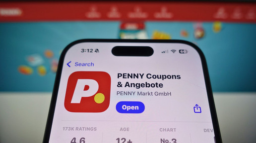 Die Penny-App im Apple Store