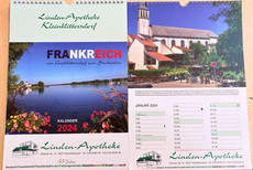 Eigener Kalender der Linden-Apotheke Kleinblittersdorf