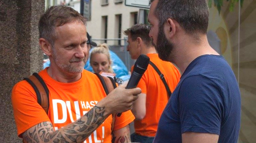 Posit Hiv Handeln NRW Dirk Vongehr Flashmob Koeln Posit Hiv Handeln NRW
