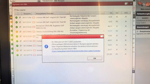 HBA-Paradoxon: Drei Monate vor Ablauf schon nutzlos