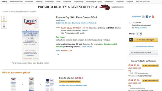 amazon eucerin amazon
