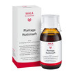  Umverpackung und Flasche des WALA Plantago Hustensaftes für Säuglinge, Kinder und Erwachsene; anthroposophisches Arzneimittel bei Husten und Bronchitis.