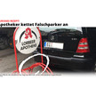 bildzeitung falschparker montage screenshot Apotheker kettet Falschparker an