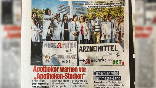 Bild-Zeitung: Apothekenprotest und Apothekensterben