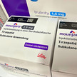 Foto: Zwei Packungen Mounjaro (Tirzepatid, Lilly)