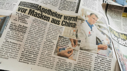 Bild: Apotheker warnt vor Masken-Fälschungen