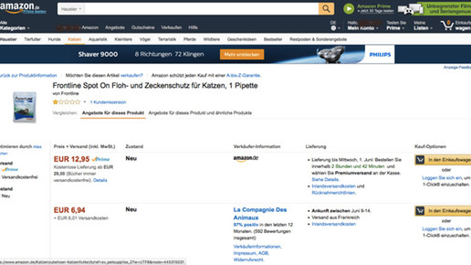 frontline amazon screenshot