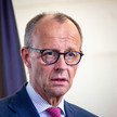 Friedrich Merz beim Pressestatement