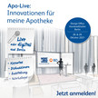 Apo-Live 28. & 29.10.2021: Innovationen für meine Apotheke