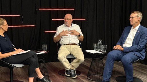 Nadine Tröbitscher, Dr. Dirk Heinrich und Thomas Preis