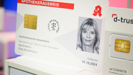 Symbolbild, Apothekerausweis von Anbieter D-Trust