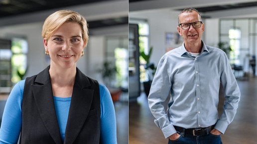 Vera Knauer und Dr. Michael Schmidt im Porträt