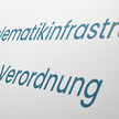 E-Rezept: Noventi meldet Störung Poster mit Aufschrift Telematikinfrastruktur