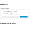 Fauxpas: Werbung für Internetapotheke geschaltet