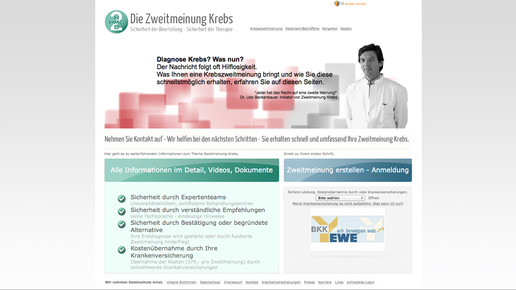 zweitmeinung krebs screenshot