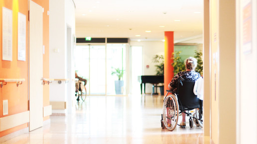 Flur in einem Altenheim