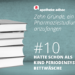Pharmaziestudium-anfangen Zehn Gründe, Pharmazie zu studieren