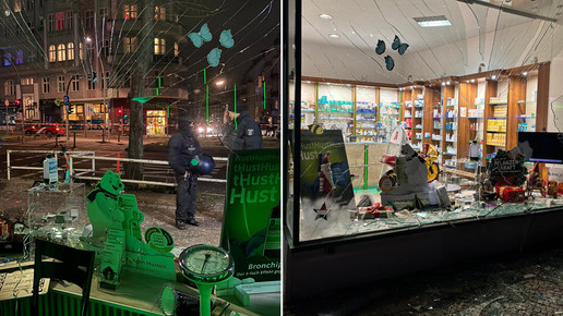 Nach Kugelbombe: Inhaberin bewachte Apotheke stundenlang