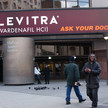 Rx-Werbeplakat für Levitra in den USA