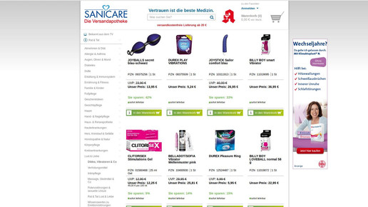 sanicare dildo scs
