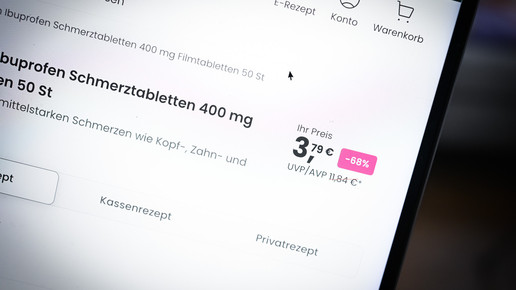 Streichpreis bei DocMorris