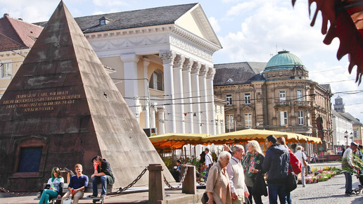 karlsruhe marktplatz pyramide andrea fabry