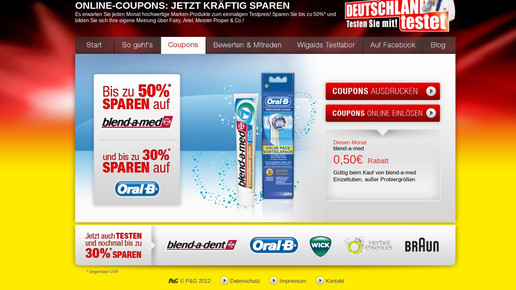 p g deutschland testet