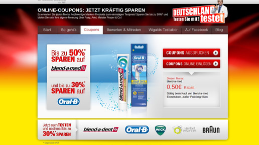 p g deutschland testet