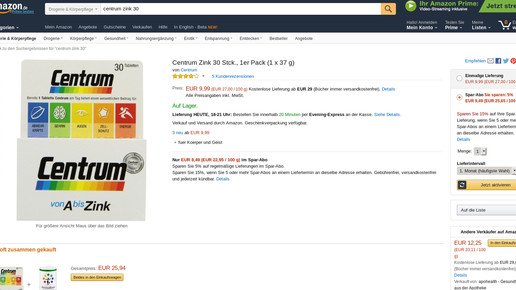 160519 centrum zink amazon screenshot