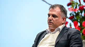 Christos Pantazis auf der Bühne