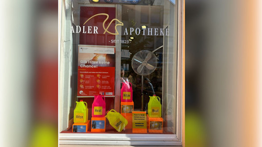 Apotheke in Aktion: „Mit Hitze keine Witze!“