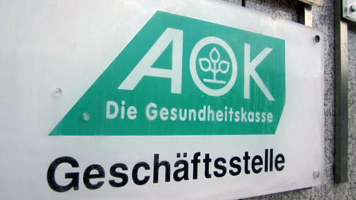 aok schild geschaeftstelle eh