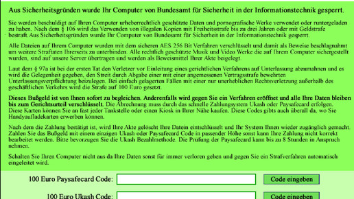 bka pc blockiert bka