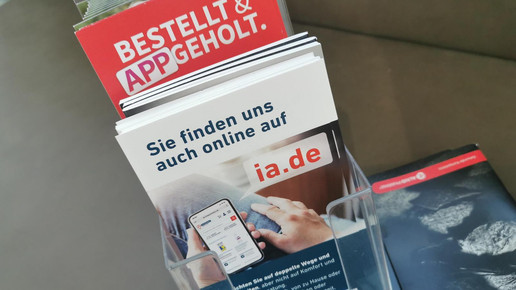 Flyer von Gesund.de und iA.de