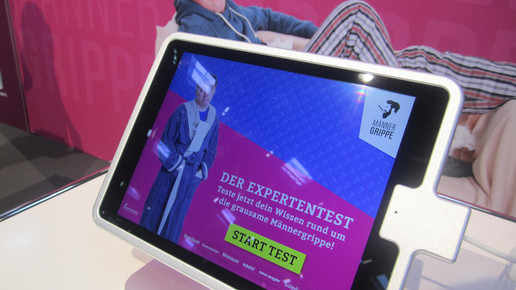 maennergrippe stand expo aa