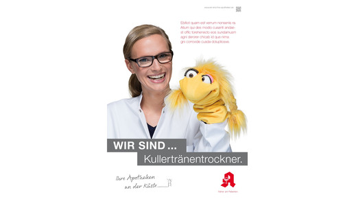 abda kampagne handpuppe cyrano